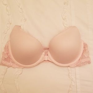 Blush pink lace 34B racer back